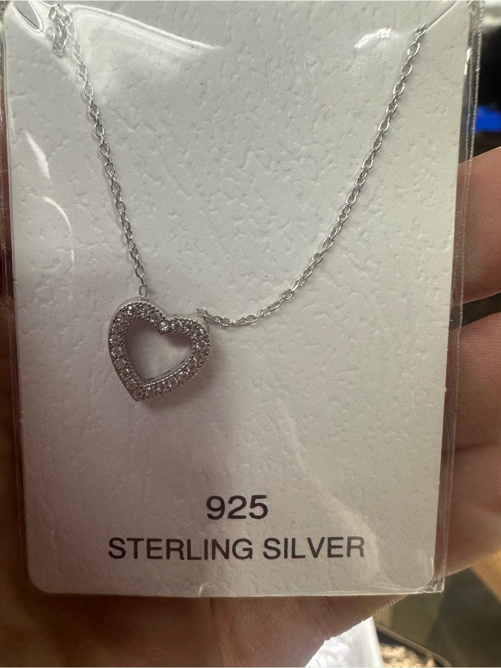 Sterling silver necklace